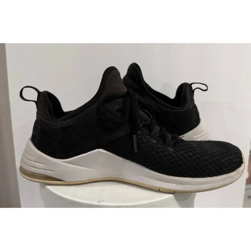 Nike Air Max Bella TR 2 Womens Size 10 Black Gold Training Sneakers AQ7492